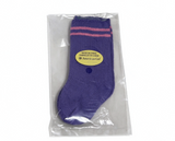 Purple Socks With Pink Stripes FOR 18'' DOLL
