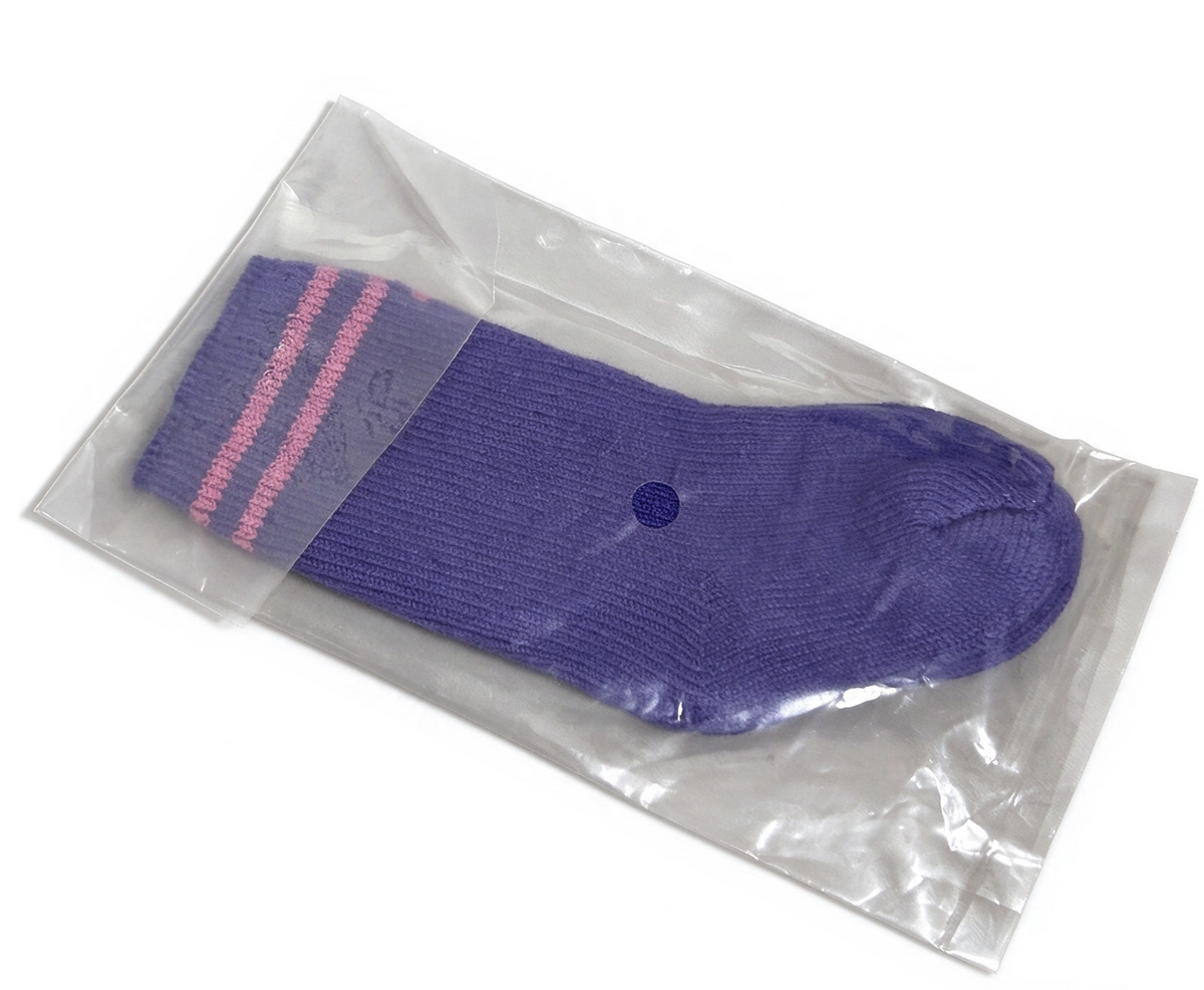 Purple Socks With Pink Stripes FOR 18'' DOLL