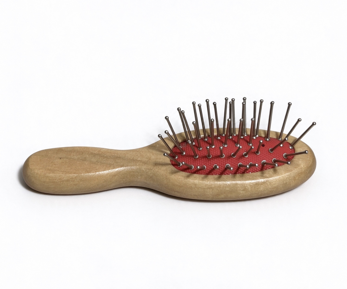 Wooden Doll Hair Brush FOR 18'' DOLL