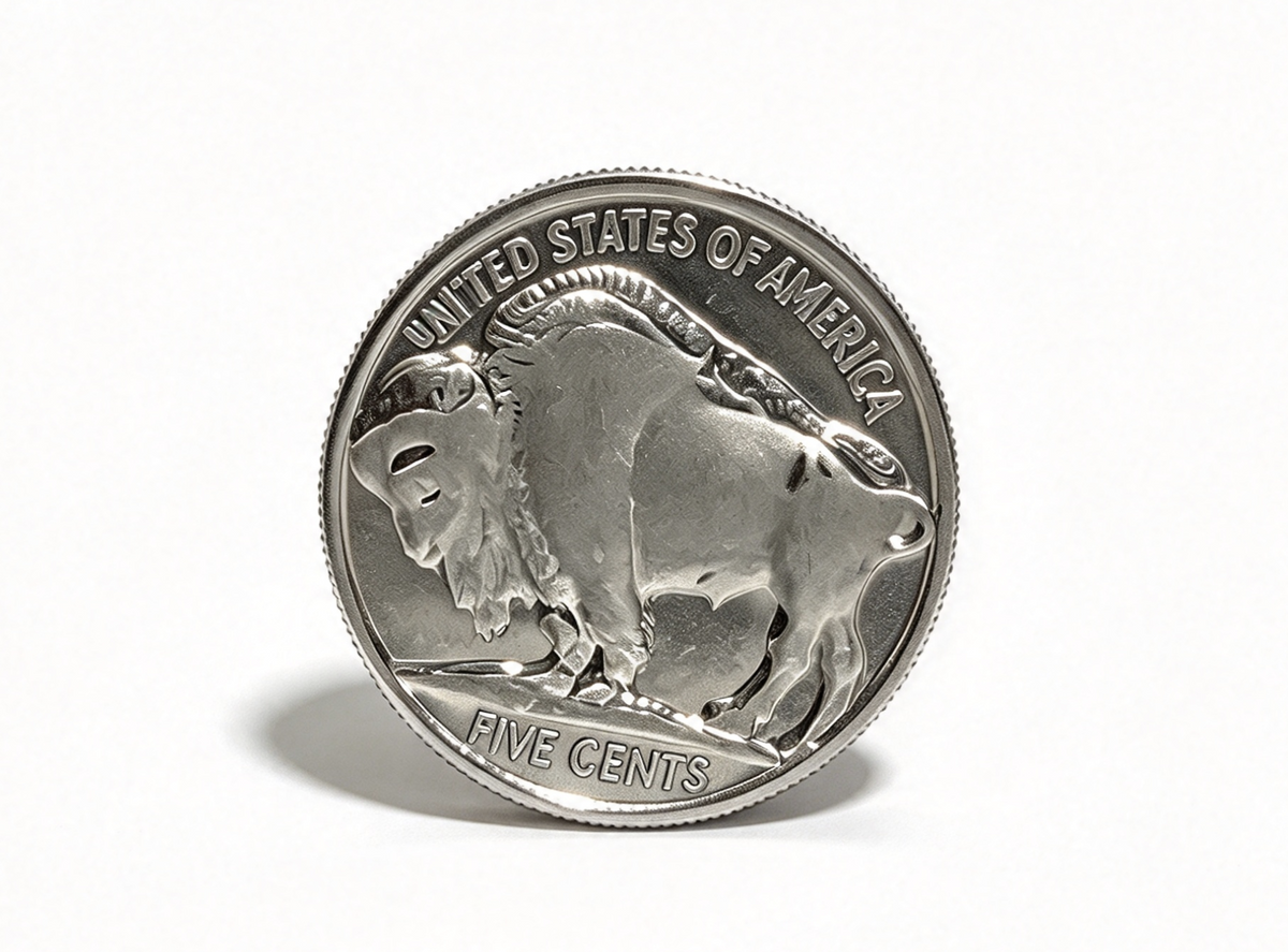 Silver Play Money Kit Dime Buffalo Coin for 18'' Doll Meet Accessory