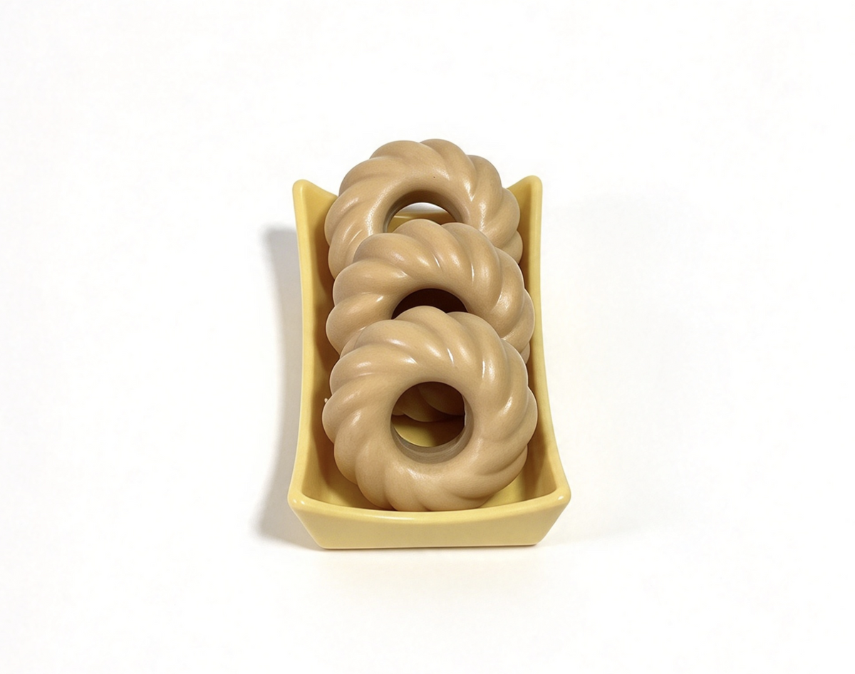 Our Generation Twisted Donut Food Set With Yellow Tray For 18'' Doll