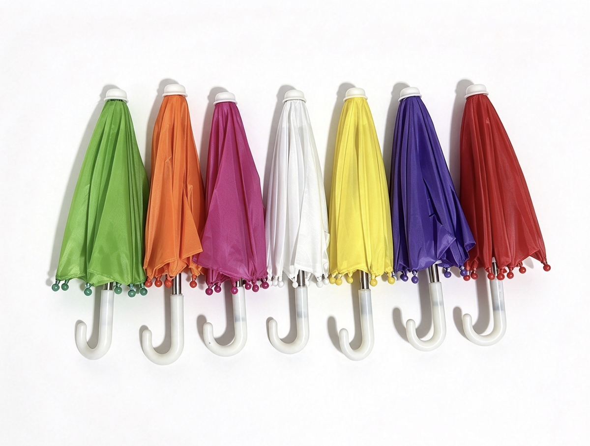 Solid Color Mini Umbrella For 18'' Doll