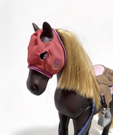 Our Generation Orange Embroidered Horse Fly Veil For 18'' Doll Horse