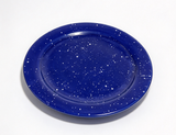 Blue Speckled Plate For 18'' Doll