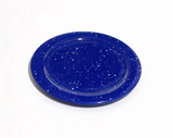 Blue Speckled Plate For 18'' Doll