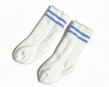 White Socks With Two Blue Stripes FOR 18'' DOLL Go for the Goal Soccer Outfit