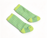Lime & Teal Striped Socks FOR 18'' DOLL
