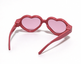 Red Heart-Shaped Sunglasses FOR 18'' Doll Pink Hearts Hoodie Dress Outfit
