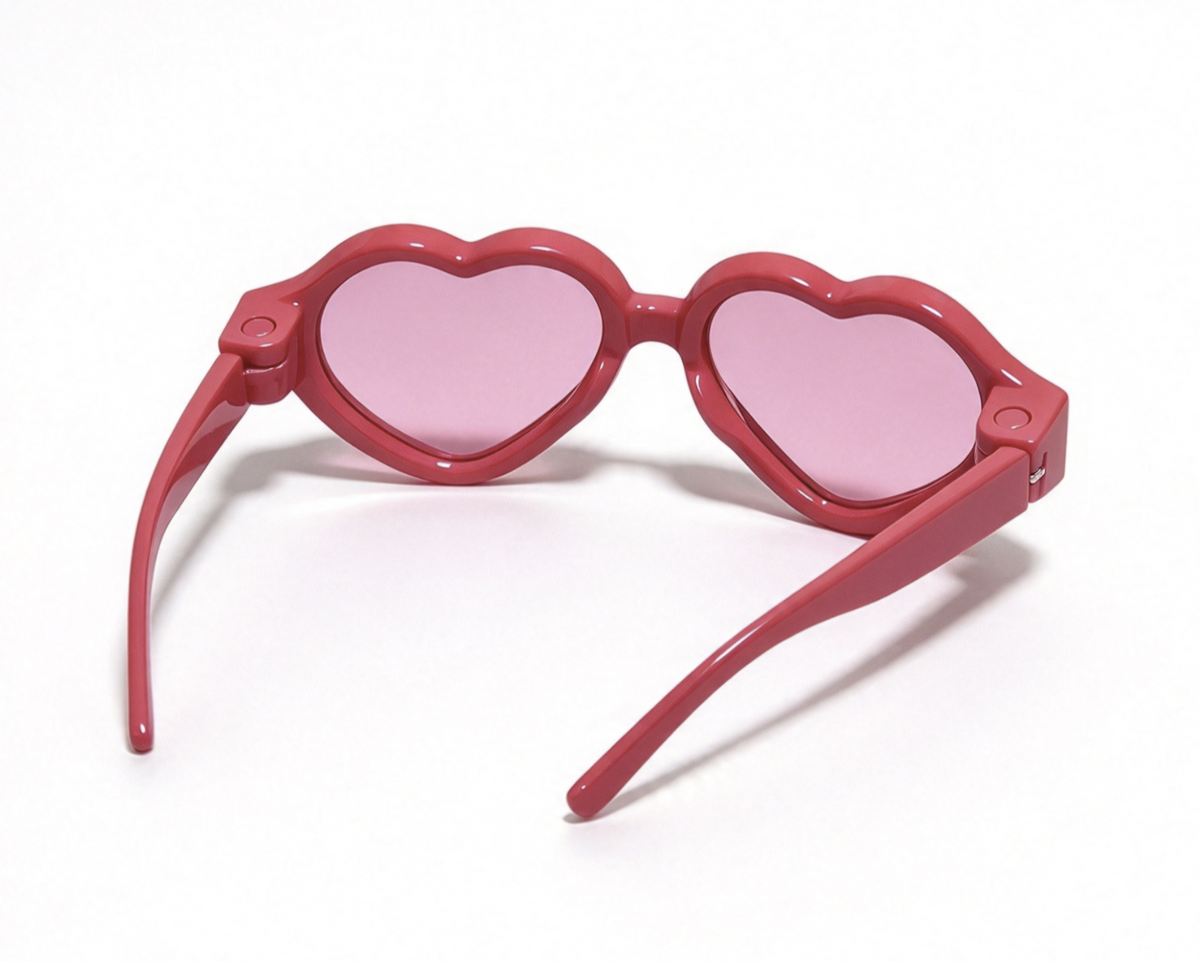 Red Heart-Shaped Sunglasses FOR 18'' Doll Pink Hearts Hoodie Dress Outfit