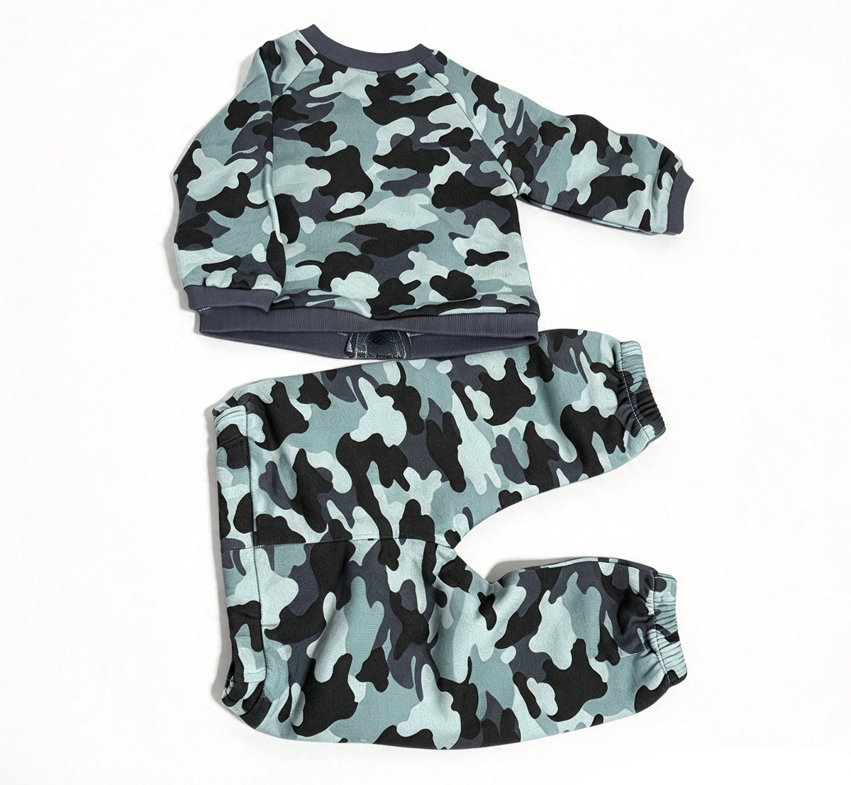 Grey Blue Camo Sweatshirt Outfit Set FOR 18'' Doll Accessory