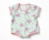 Mint Green Rabbit & Star Print Romper FOR 15'' DOLL