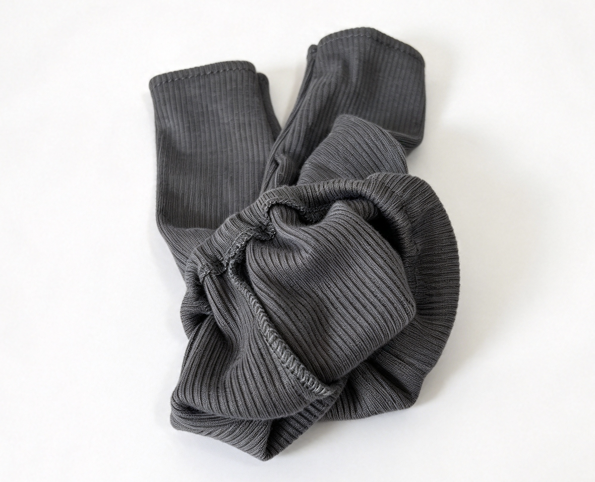 Dark Gray Ribbed Leggings FOR 18'' DOLL