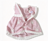 Pink Butterfly Embroidery Lace Dress FOR 18'' DOLL