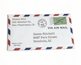 Airmail Envelope And Letter FOR 18'' DOLL Nanea Meet Accessories