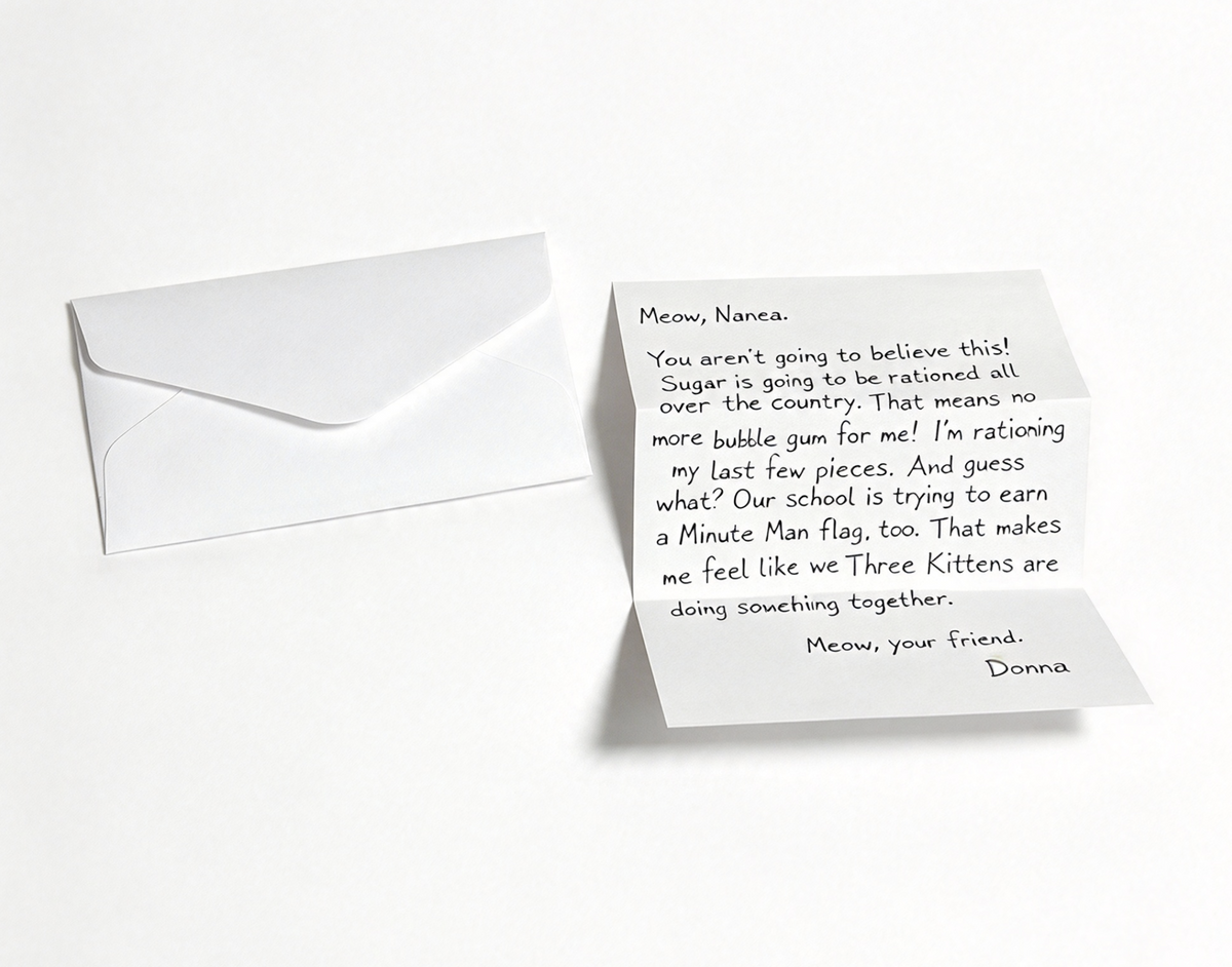 Airmail Envelope And Letter FOR 18'' DOLL Nanea Meet Accessories
