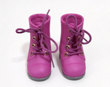 OG Magenta Lace Up Combat Boots FOR 18'' DOLL
