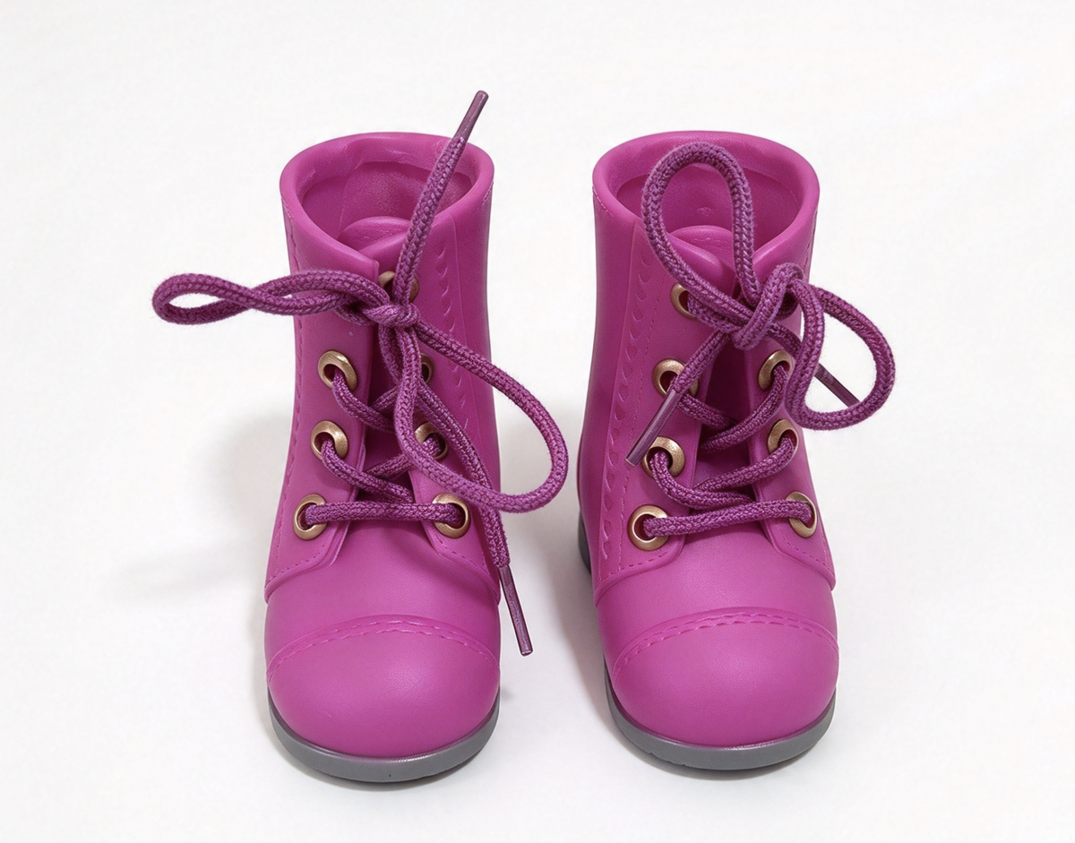 OG Magenta Lace Up Combat Boots FOR 18'' DOLL