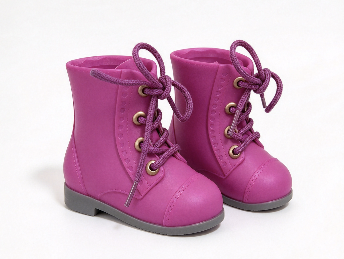 OG Magenta Lace Up Combat Boots FOR 18'' DOLL