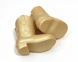 OG Pearl Gold Star & Heart Cowboy Boots FOR 18'' DOLL