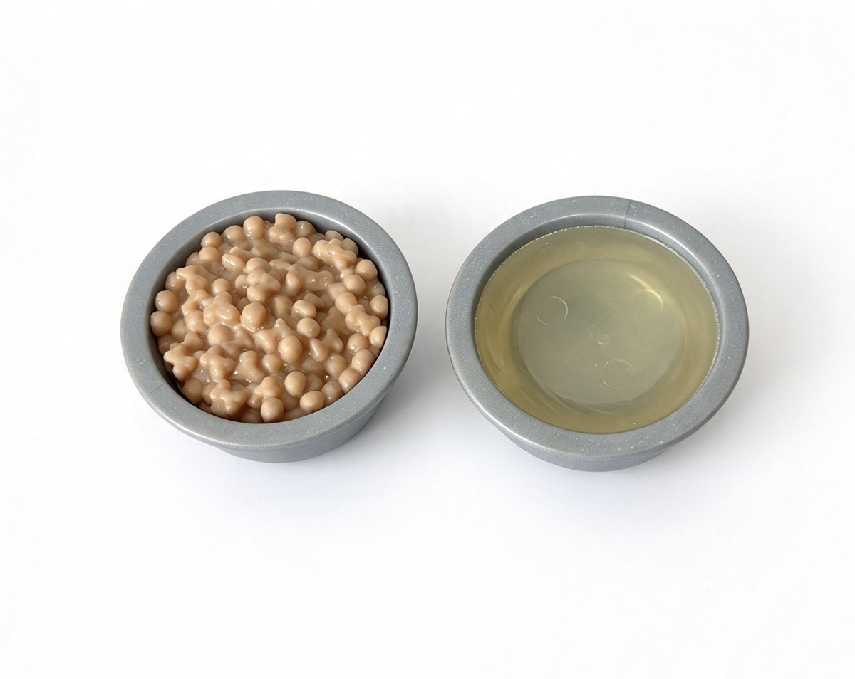 Pet Simulated Beans And Water Bowl Food Set FOR 18'' DOLL Dog Cat Puppy
