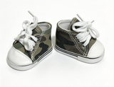 Camouflage Canvas Sneakers FOR 18'' DOLL Shoes