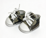 Camouflage Canvas Sneakers FOR 18'' DOLL Shoes