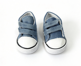 Denim High Top Velcro Sneakers FOR 18'' DOLL Shoes