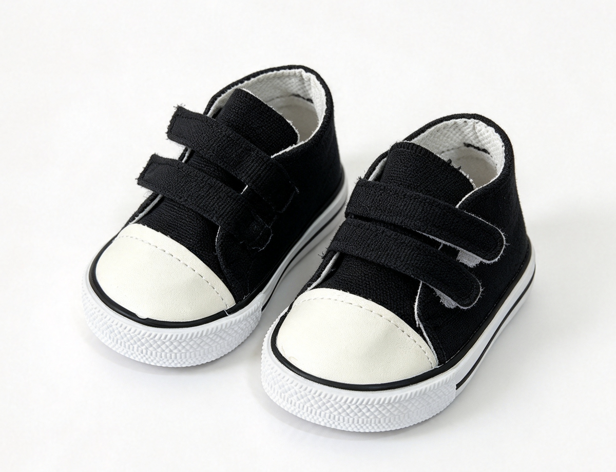 Black High Top Velcro Sneakers FOR 18'' DOLL Shoes