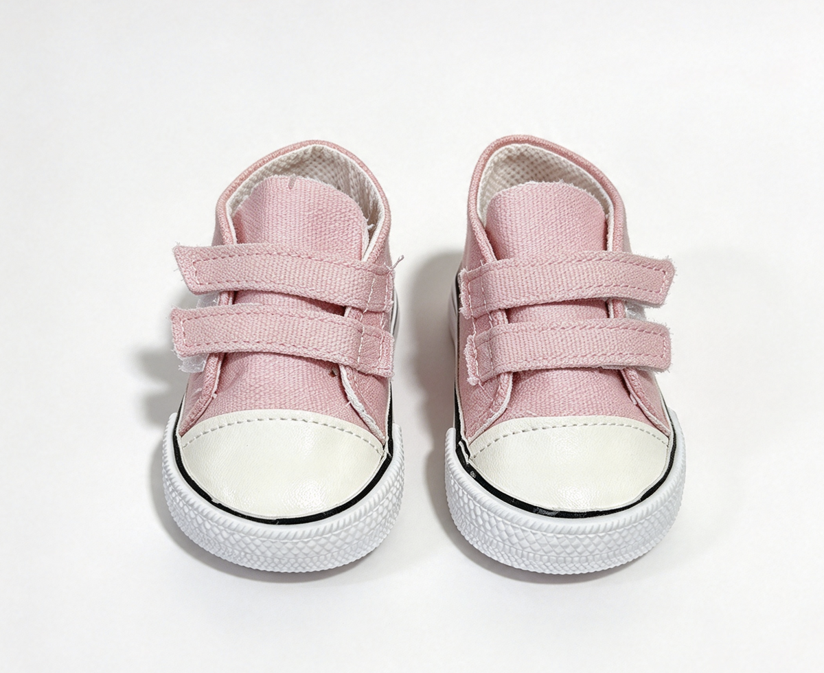 Pink High Top Velcro Sneakers FOR 18'' DOLL Shoes