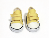 Yellow High Top Velcro Sneakers FOR 18'' DOLL Shoes