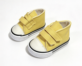 Yellow High Top Velcro Sneakers FOR 18'' DOLL Shoes