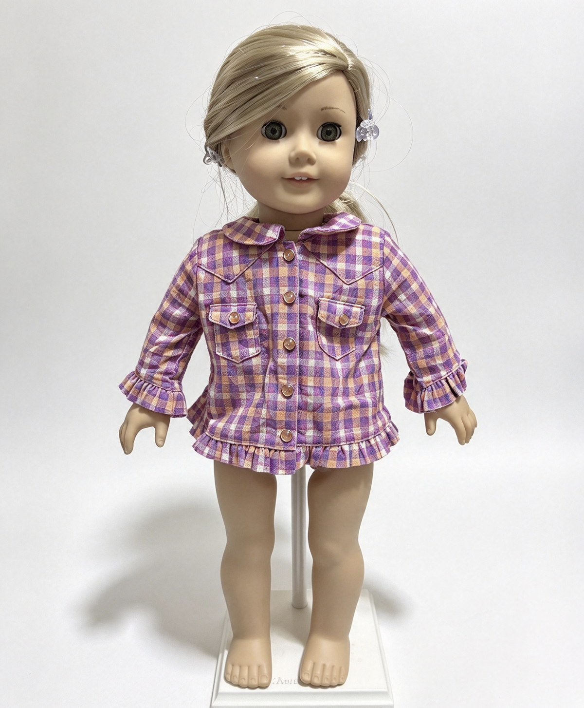Bitty Baby 2003 Harvest Plaid Shirt Only fits 18'' Doll