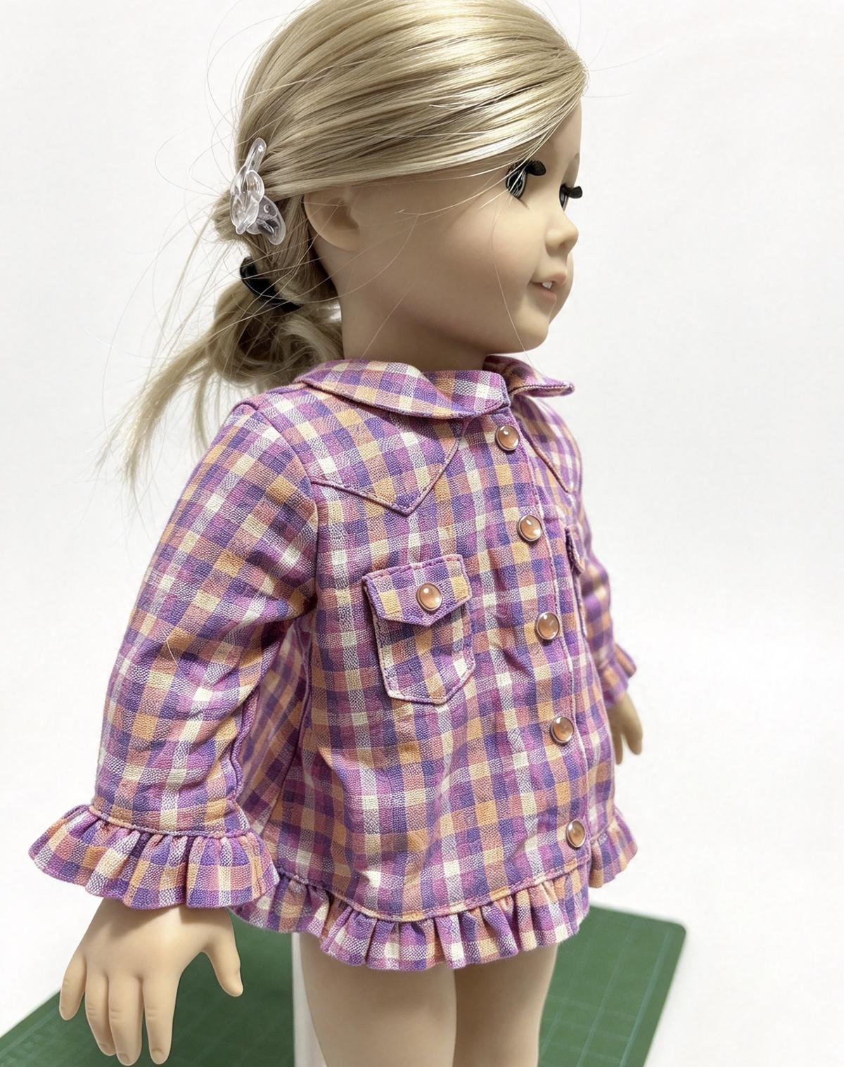 Bitty Baby 2003 Harvest Plaid Shirt Only fits 18'' Doll