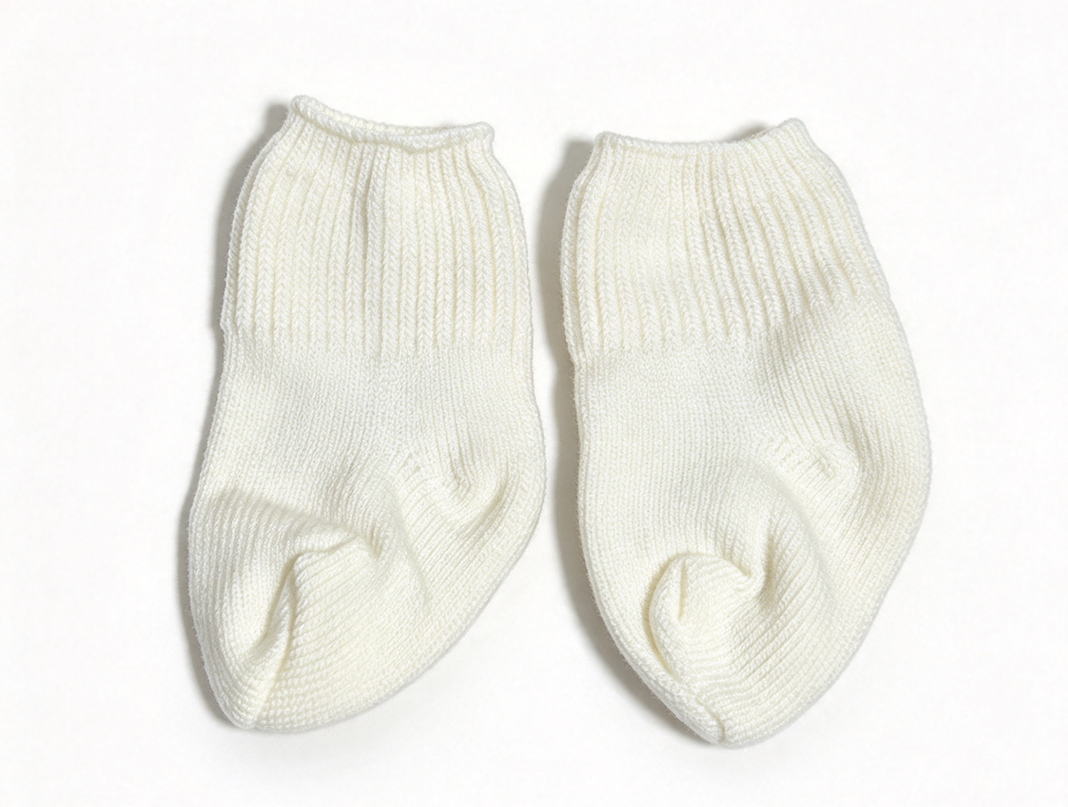 Cream Knit Socks FOR 18'' DOLL