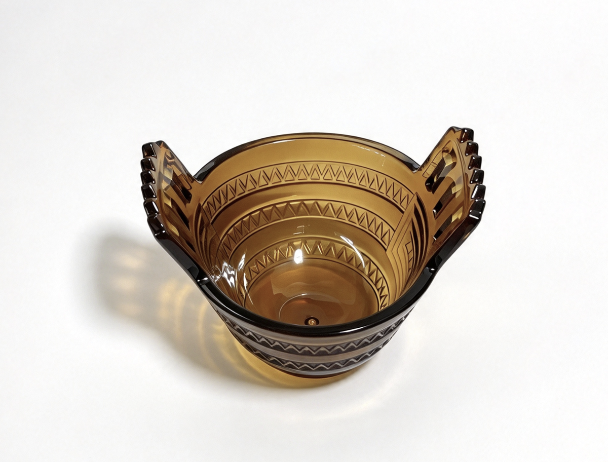 Faux Etched-Horn Bowl FOR 18'' DOLL Kaya Trading Feast & Tule Mat Set