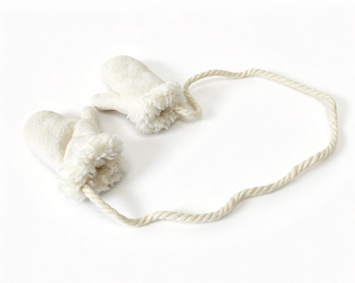 Mittens With String FOR 18'' DOLL