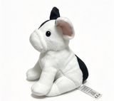 Black & White French Bulldog Plush Toy for 18'' Doll Pet