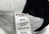 Black & White French Bulldog Plush Toy for 18'' Doll Pet