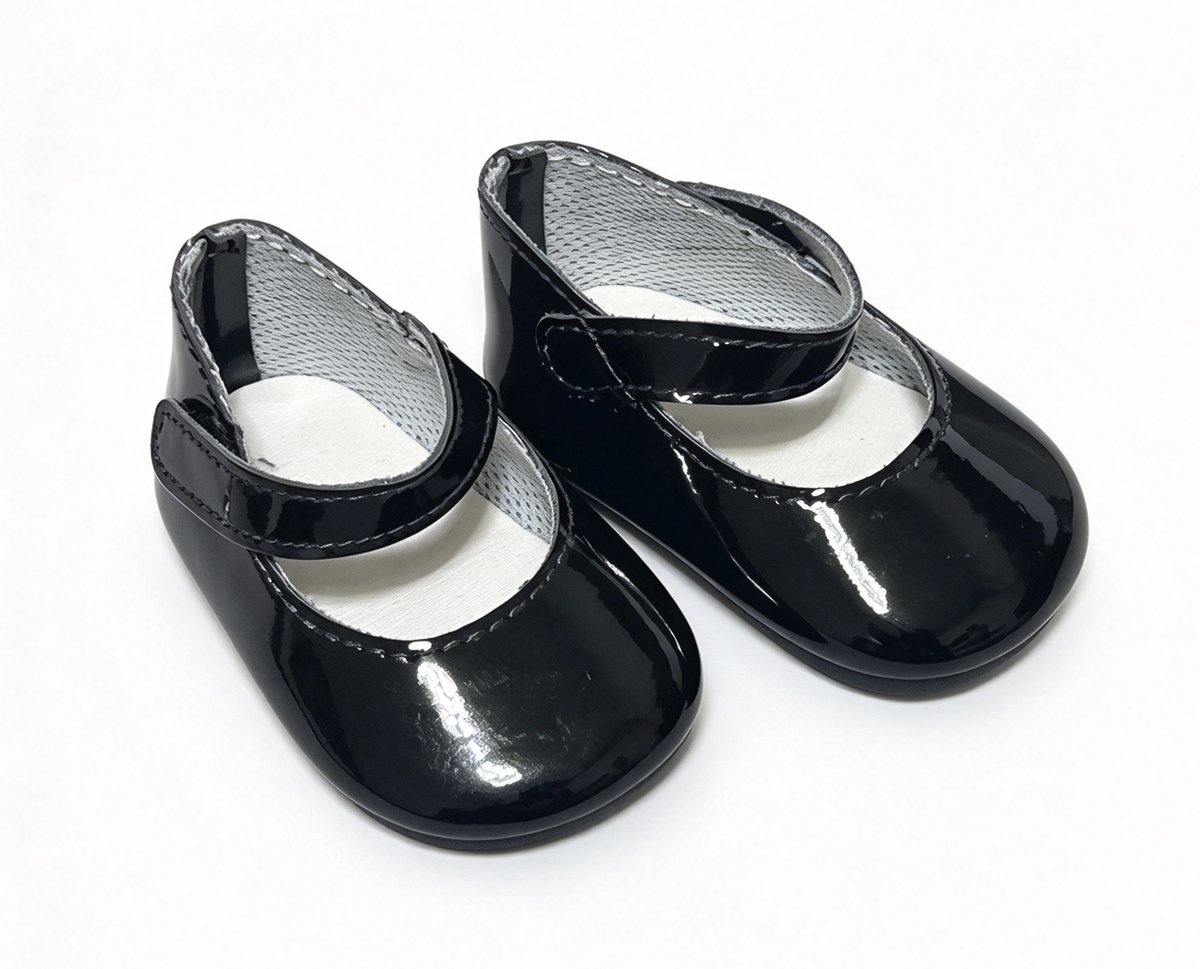 Black Patent Mary Jane Shoes FOR 18'' DOLL Samantha Molly Birthday Meet