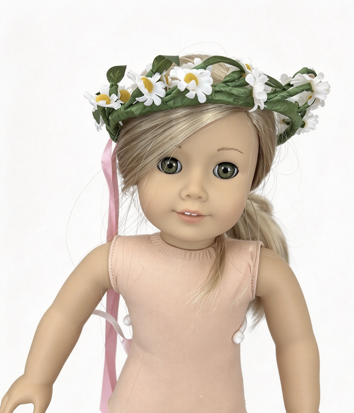 Daisy Wreath FOR 18'' DOLL Kirsten Birthday Outfit