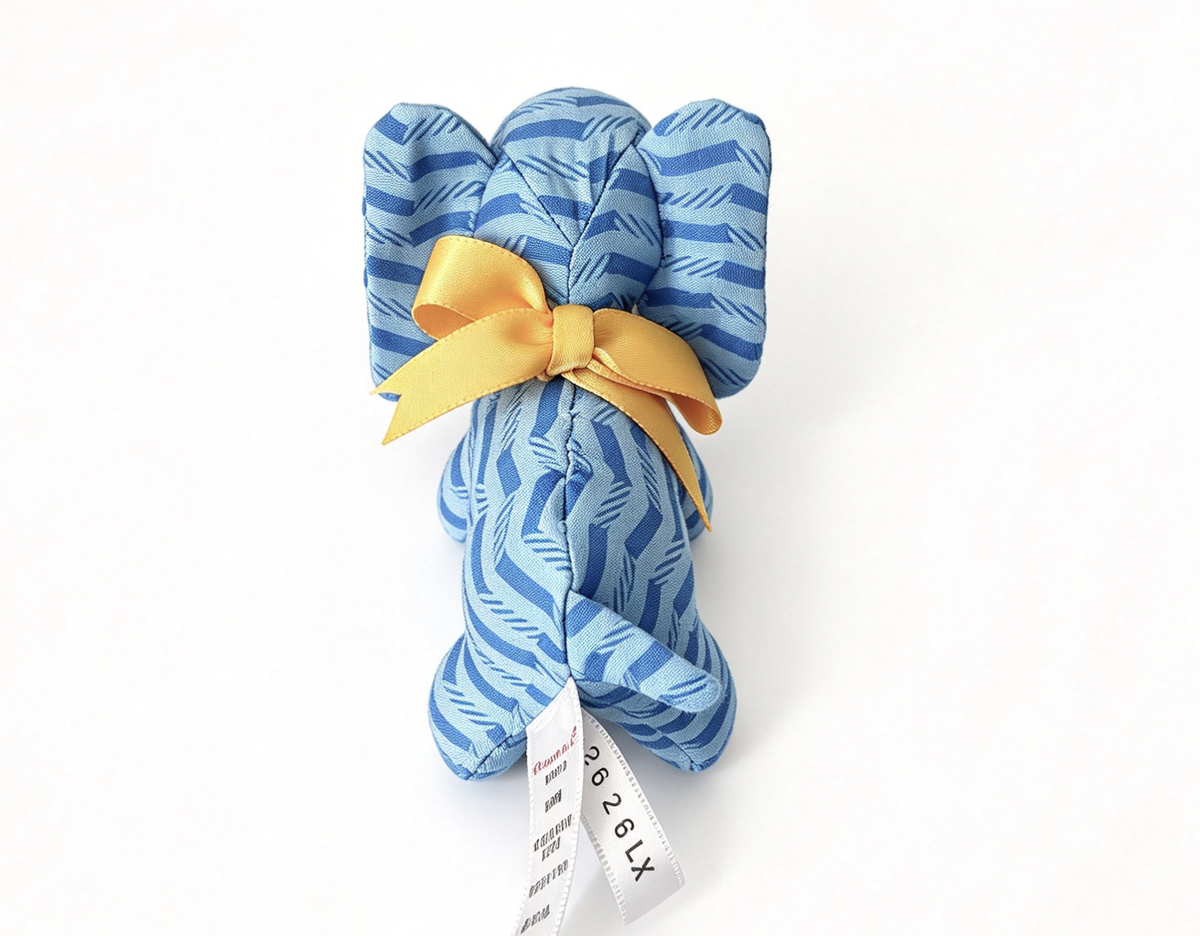 Blue Plush Elephant Stuffed Animal FOR 18'' DOLL Melody Bedroom