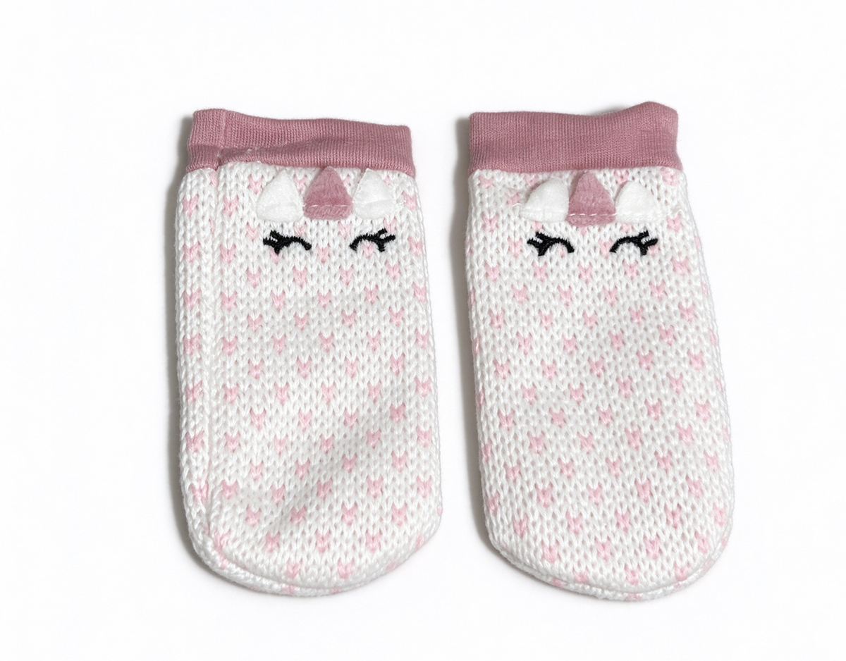 Unicorn Knit Reading Socks FOR 18'' DOLL