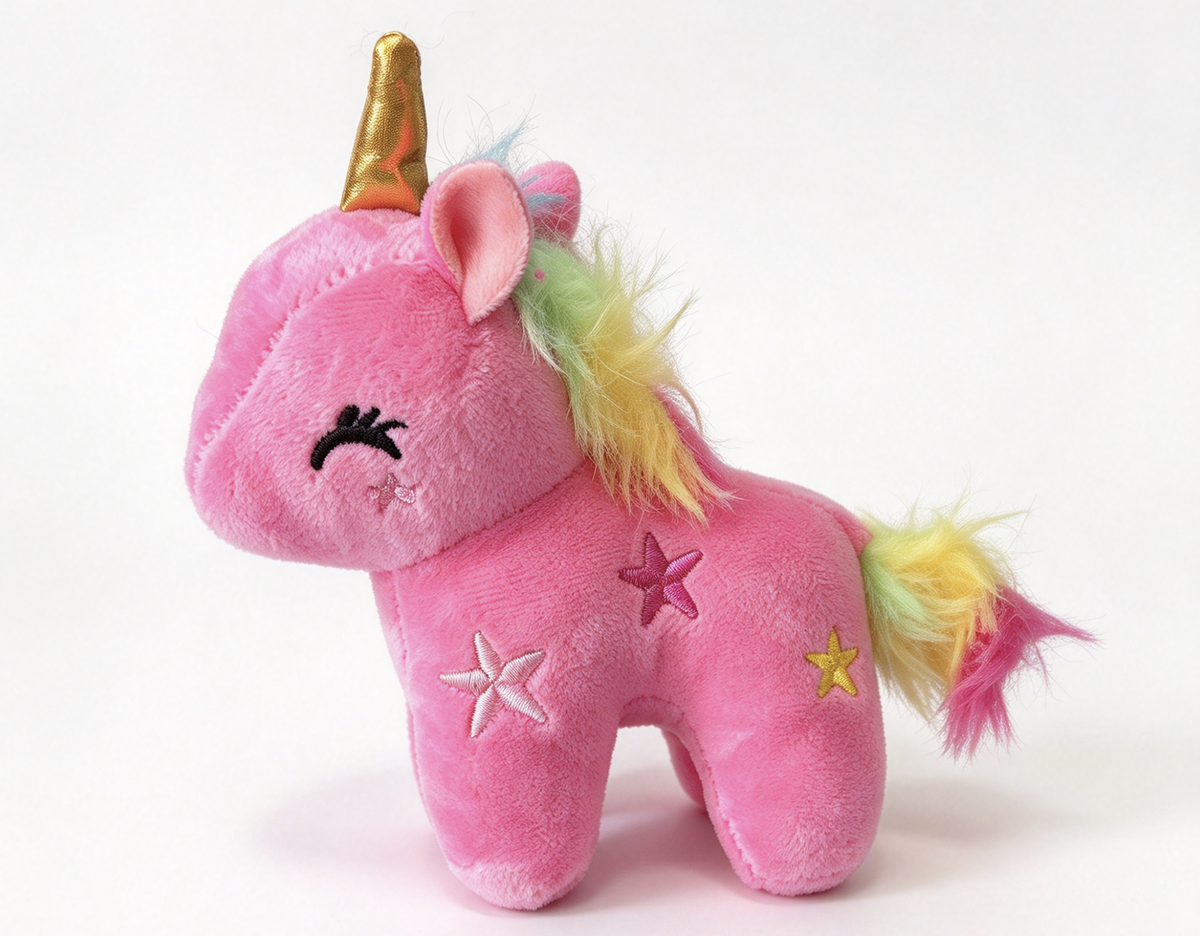 Hot Pink Unicorn Plush Toy FOR 18'' DOLL