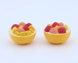 American Girl 2pcs fruit bowl for 18" doll Kira Bailey Camping Mixed Fruit Treat