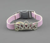 American Girl Jeweled Pink & Silver Collar | 18" Doll Pet Puppy Accessory