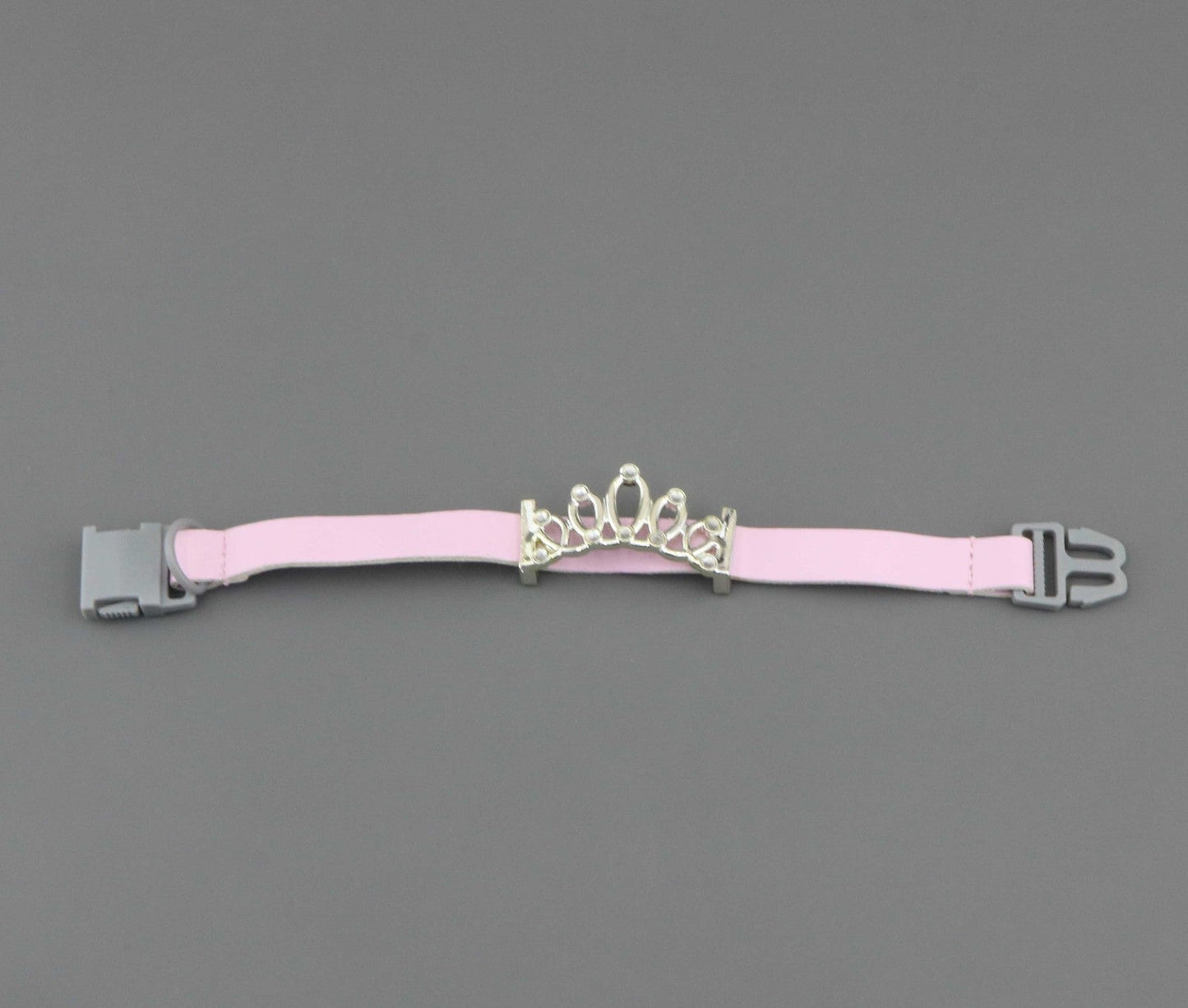 American Girl Jeweled Pink & Silver Collar | 18" Doll Pet Puppy Accessory