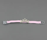 American Girl Jeweled Pink & Silver Collar | 18" Doll Pet Puppy Accessory