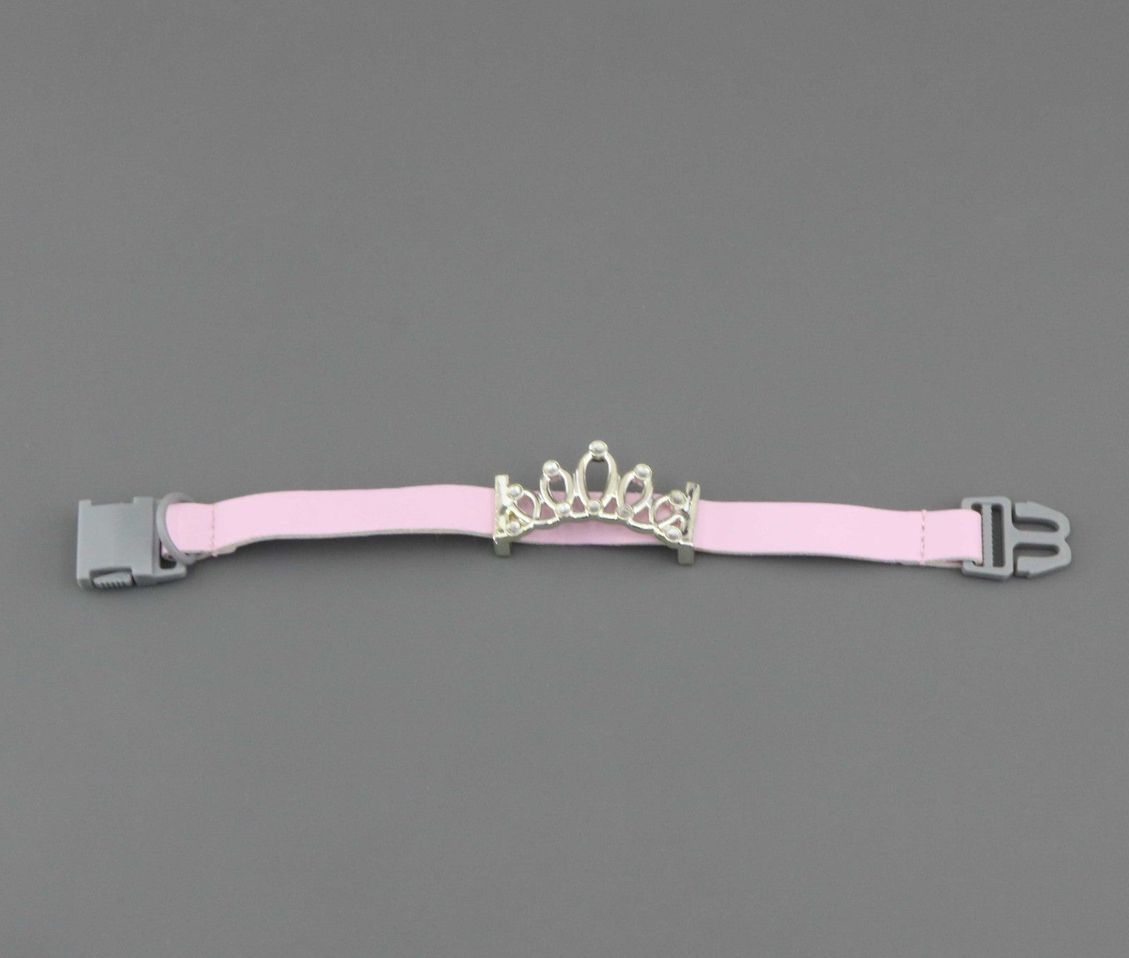 American Girl Jeweled Pink & Silver Collar | 18" Doll Pet Puppy Accessory