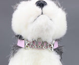 American Girl Jeweled Pink & Silver Collar | 18" Doll Pet Puppy Accessory
