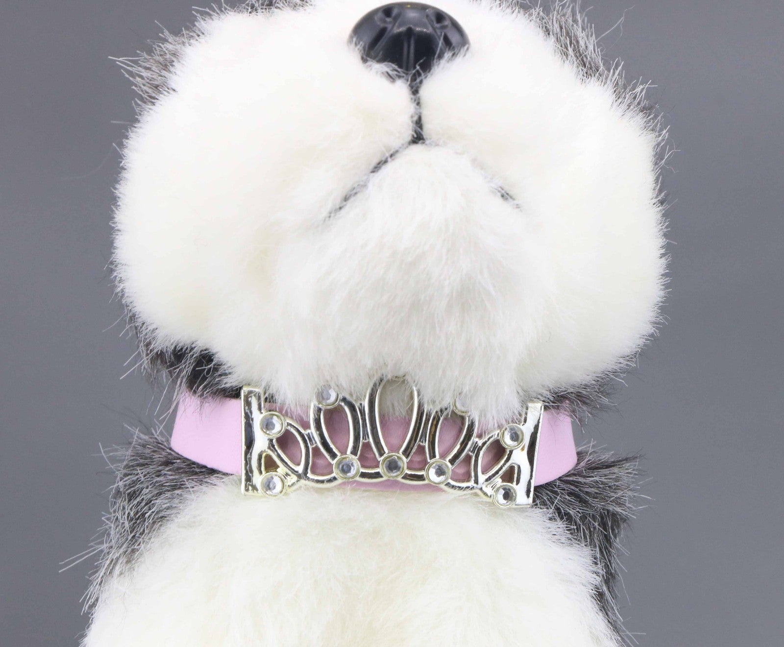 American Girl Jeweled Pink & Silver Collar | 18" Doll Pet Puppy Accessory